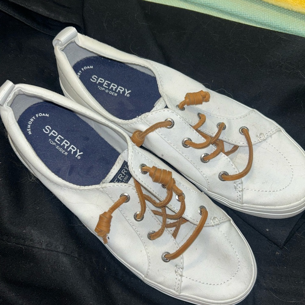 Sperrys Memory Foam Slip on Sneakers